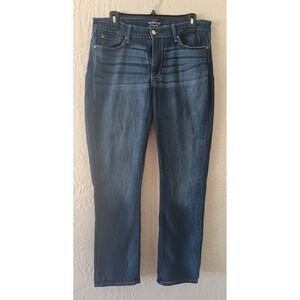 Women's 12 Signature Levi Strauss & Co Jeans Blue High Rise slim Denim